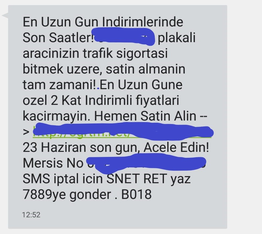 Reklam SMSlerini Nasıl Engelleriz....