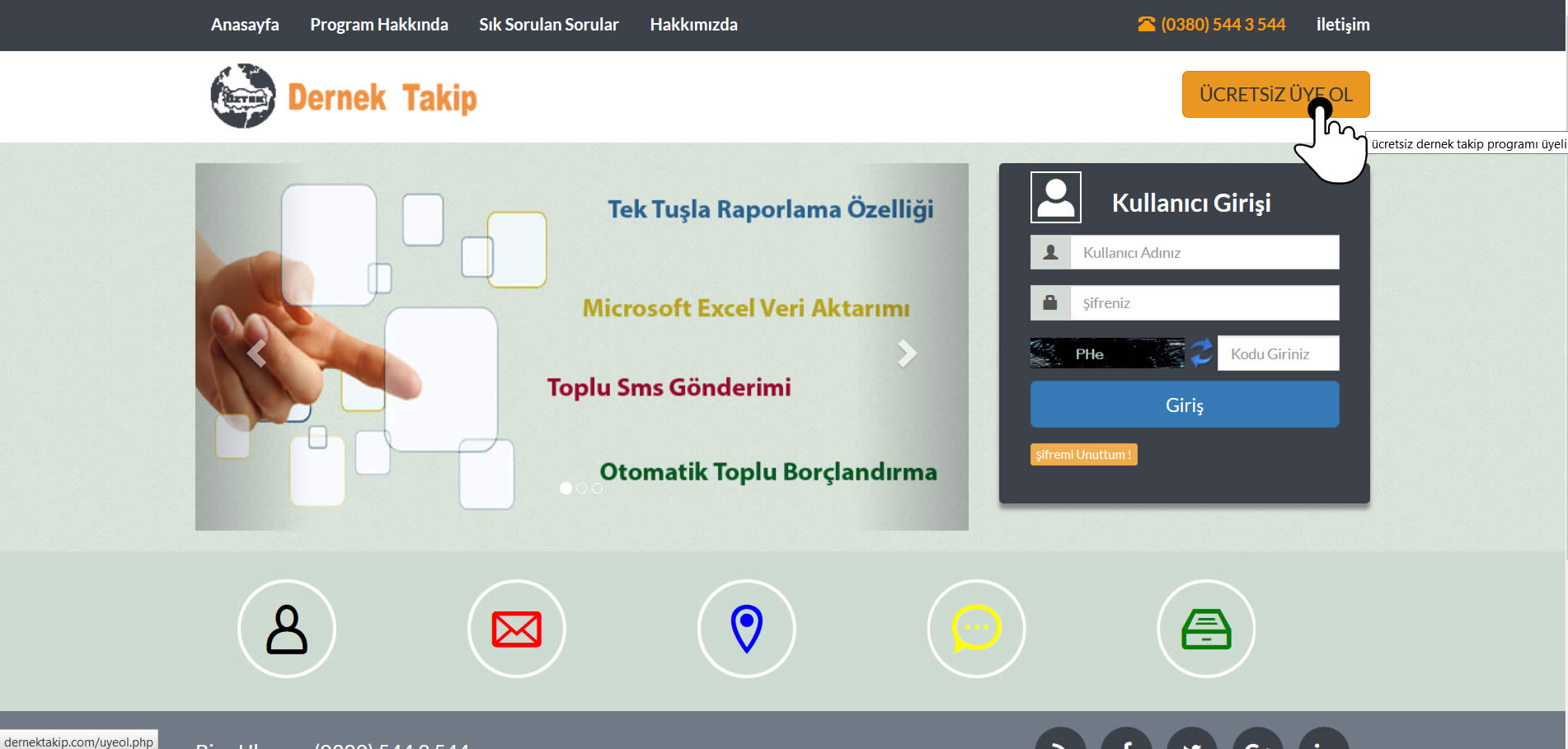 DERNEK TAKİP PROGRAMI